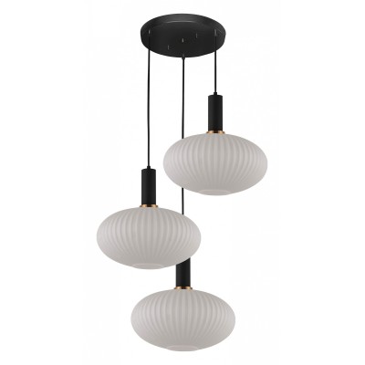 Подвесной светильник LUMINA DECO Floril LDP 1216-3 WT+BK