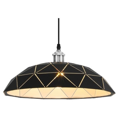 Подвесной светильник LUMINA DECO Grosetto LDP 8039-400 BK+CHR