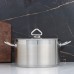 Кастрюля LUXSTAHL, 5 л, d=23.5 см, h=13 см, капсульное дно, индукция, нержавеющая сталь