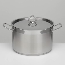 Кастрюля LUXSTAHL, 7 л, d=25.5 см, h=16 см, капсульное дно, индукция, нержавеющая сталь