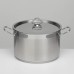 Кастрюля LUXSTAHL, 7 л, d=25.5 см, h=16 см, капсульное дно, индукция, нержавеющая сталь