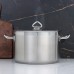 Кастрюля LUXSTAHL, 9 л, d=28 см, h=17.5 см, капсульное дно, индукция, нержавеющая сталь