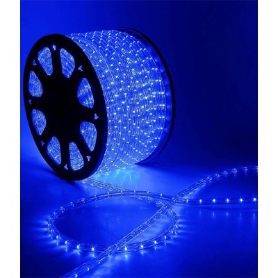 Светодиодный дюралайт Laitcom (LTC) 220В 36 LED/м синий 100м IP65 F3-R2-220V-B