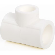 Тройник Lammin PPR перех. 75х32х75 16/2 белый