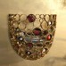 Настенный светильник Lamp International 8068 Gold with cristals