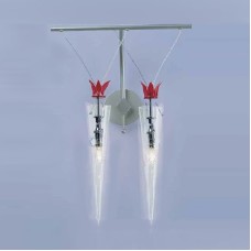 Настенный светильник Lamp International Luna 2346/D Nickel