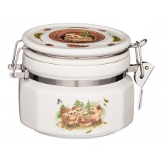 Банка для пищевых продуктов (10x8 см) Совы 86-2458