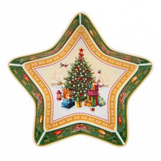 Блюдо декоративное (17.5x17.5x3.5 см) Christmas collection 85-1610