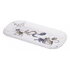 Блюдо декоративное (28х14-5 см) Котики 264-869