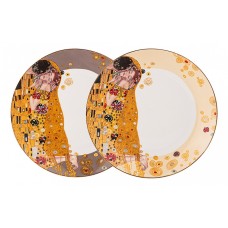 Набор из 2 тарелок плоских Поцелуй 104-670