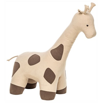  Пуф Leset Giraffe, каркас Берёзовая фанера, ДСП, обивка Ткань Велюр Omega 02, компаньон Omega 22