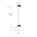 Подвесной светильник Leucos Aella Mini 20 S Antique Glass