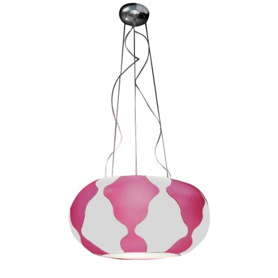 Подвесной светильник Leucos FLAN White/Fucsia