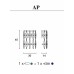 Настенный светильник Light4 MR.E. AP BIANCO