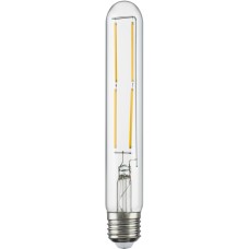 Лампа светодиодная филаментная Lightstar LED Filament E27 6W 3000K трубчатая прозрачная 933902