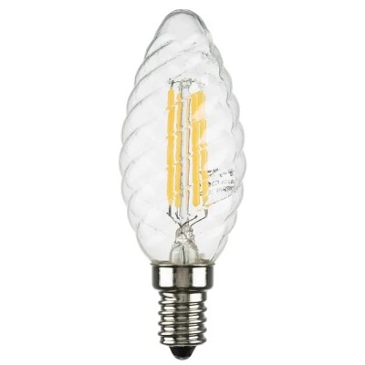 Лампа светодиодная филаментная Lightstar LED Filament E14 6W 3000K свеча прозрачная 933702