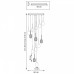 Подвесная люстра Lightstar Acrile 738131