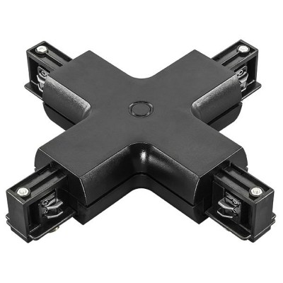 Соединитель с токопроводом X-образный для треков Lightstar Barra 504147