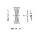 Настенный светильник Lodes CLESSIDRA AP 046