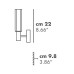Настенный светильник Lodes SOPHIE AP1 nickel