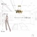 Подвесная люстра Loft it Britannica 10401/1000L