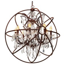 Подвесная люстра Loft it Foucaults Orb Crystal LOFT1897/8