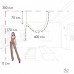Подвесной светильник Loft it Thread 10388C Brass