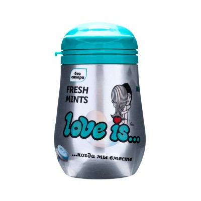 Конфеты освежающие «Love is», со вкусом мяты, 45 г