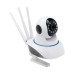 Видеокамера WiFi Luazon, CAM-06, управление со смартфона, 1.3Мп, поворот 355, microSD, белая