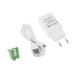 Видеокамера WiFi Luazon, CAM-06, управление со смартфона, 1.3Мп, поворот 355, microSD, белая