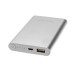 Внешний аккумулятор Luazon PB-24, 8000 мАч, USB, 1 А, индикатор, металл, серый