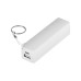 Внешний аккумулятор Luazon модель PB-03, 2200 мАч, USB, 1 А, крепление кольцо, белый