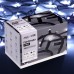 Гирлянда «Нить» 10 м, IP65, УМС, тёмная каучуковая нить, 100 LED, свечение белое, мерцание, 220 В