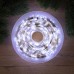 Гирлянда «Нить» 200 м роса, IP44, серебристая нить, 2000 LED, свечение белое, 36 В
