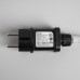 Гирлянда «Нить» 200 м роса, IP44, серебристая нить, 2000 LED, свечение мульти, 36 В