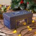 Гирлянда «Сеть» 2 × 1.5 м, IP44, УМС, тёмная нить, 192 LED, свечение тёплое белое, 220 В