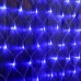 Гирлянда «Сеть» 2 × 3 м, IP44, УМС, прозрачная нить, 384 LED, свечение синее, 220 В