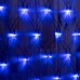Гирлянда «Сеть» 2 × 3 м, IP44, УМС, тёмная нить, 384 LED, свечение синее 220 В
