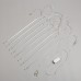 Гирлянда «Сосульки» 2.5 × 0.5 м, IP65, прозрачная нить, 288 LED, свечение тёплое белое с эффектом стекания, 12 В