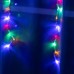 Гирлянда «Водопад» 2 × 1.5 м, IP20, прозрачная нить, 400 LED, свечение мульти, 8 режимов, 220 В