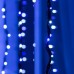 Гирлянда «Водопад» 2 × 1.5 м, IP44, тёмная нить, 400 LED, свечение бело-синее, 8 режимов, 220 В