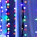 Гирлянда «Водопад» 2 × 1.5 м, IP44, тёмная нить, 400 LED, свечение мульти, 8 режимов, 220 В