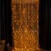 Гирлянда «Занавес» 2 × 3 м, IP20, прозрачная нить, 720 LED, свечение жёлтое, 8 режимов, 220 В