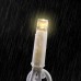 Гирлянда «Занавес» 2 × 3 м, IP65, УМС, белая нить каучук, 600 LED, свечение тёплое белое, 220 В