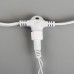 Гирлянда «Занавес» 2 × 9 м, IP44, УМС, белая нить, 1800 LED, свечение мульти, 220 В