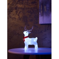 Светодиодная фигура «Олененок» 25 × 13 см, акрил, 20 LED, батарейки ААх2 (не в комплекте), свечение белое