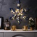 Светодиодная фигура «Снежинка синяя» 39 см, 20 LED, батарейки AAx2 (не в комплекте), свечение теплое белое