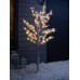 Светодиодное дерево «Перья» 1.5 м, 300 LED, постоянное свечение, 220 В, свечение тёплое белое