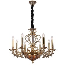 Подвесная люстра Lucia Tucci Firenze 1780.8.2 Antique Gold