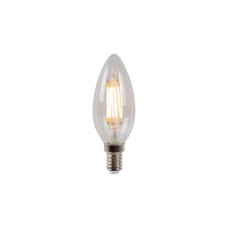 Светодиодная филаментная диммируемая лампа Lucide E14 4W 2700K cвеча 49023/04/60
